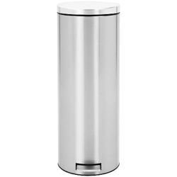 Brabantia Slimline Bin, Fingerprint Proof Matt Steel, 20L